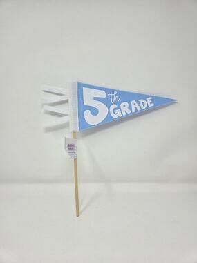 5th Grade Milestone Pennant School Felt Flag